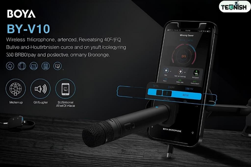 5. BOYA BY-V10. Wireless Microphone