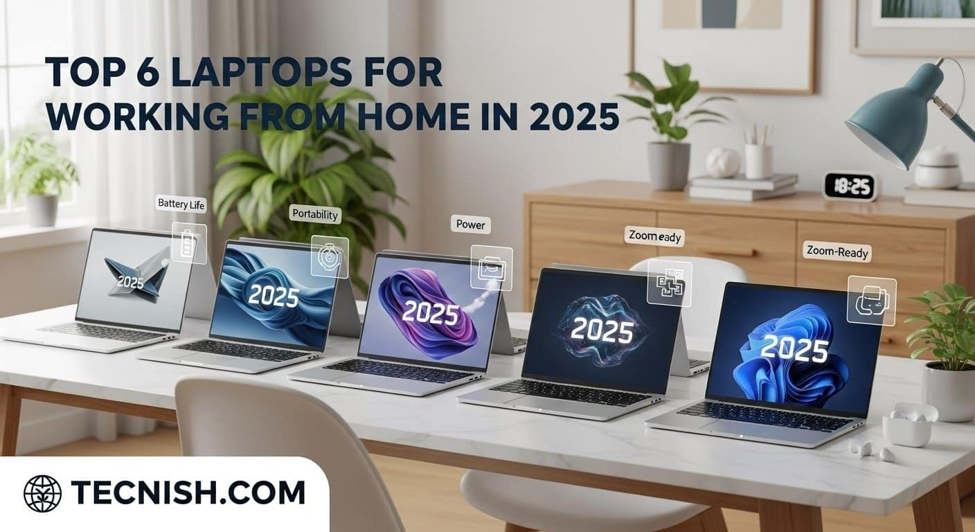 Top 6 Laptops for Remote Work in 2025