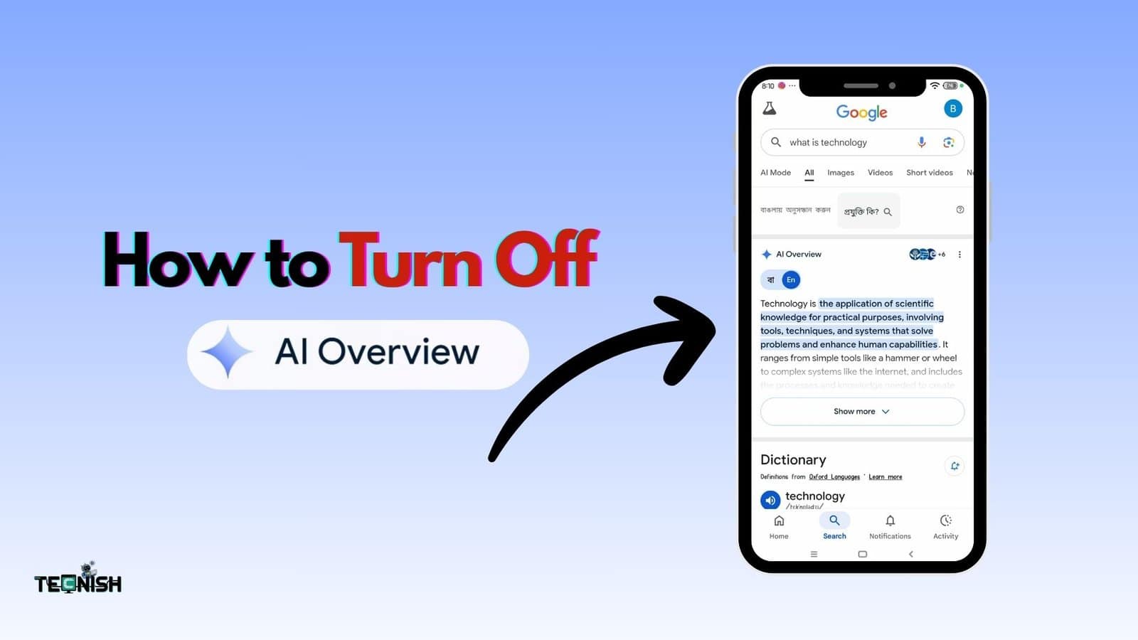 How to Turn Off AI Overview