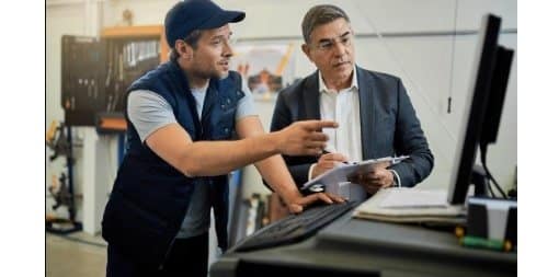 Persons maintaining a smart light switch, updating firmware, cleaning surface, and labeling circuits for long-term use