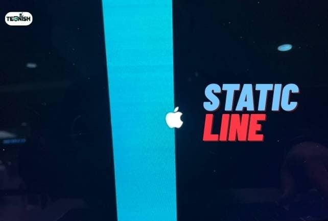 Static Line on laptop screen