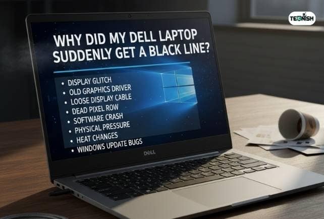 Why Did My Dell Laptop Suddenly Get a Black Line?