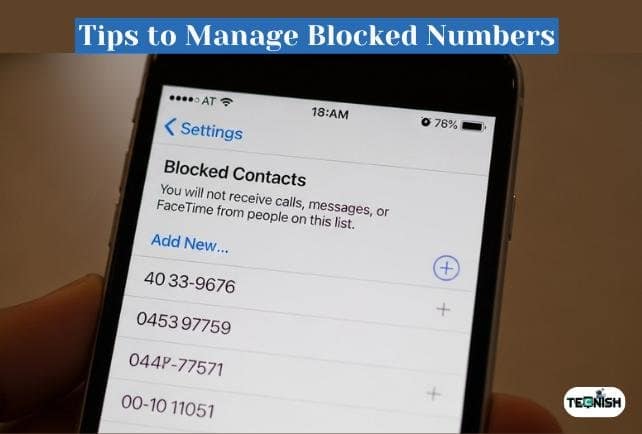 Tips to Manage Blocked Numbers Effectively